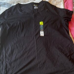 Black V-Neck work out tee NWT.